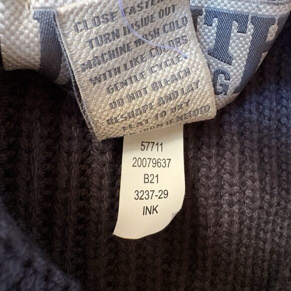 Duluth Trading Co. Mens 3XL Shawl Collar Sweater Rib Knit Pullover Elbow Patches - Picture 9 of 13